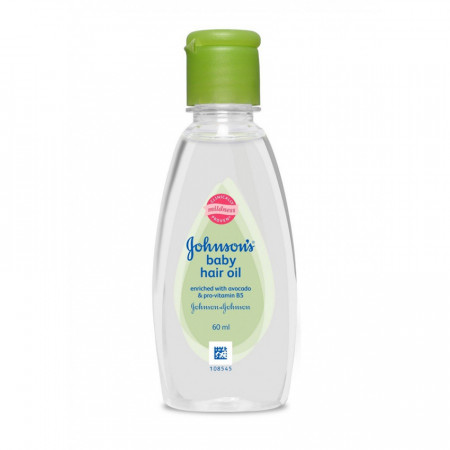 JOHNSONS BABY HAIR OIL 60ML